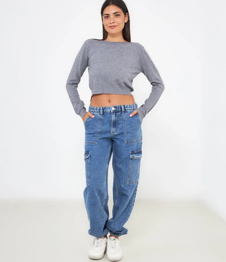 Zuiki Maglia crop Discount