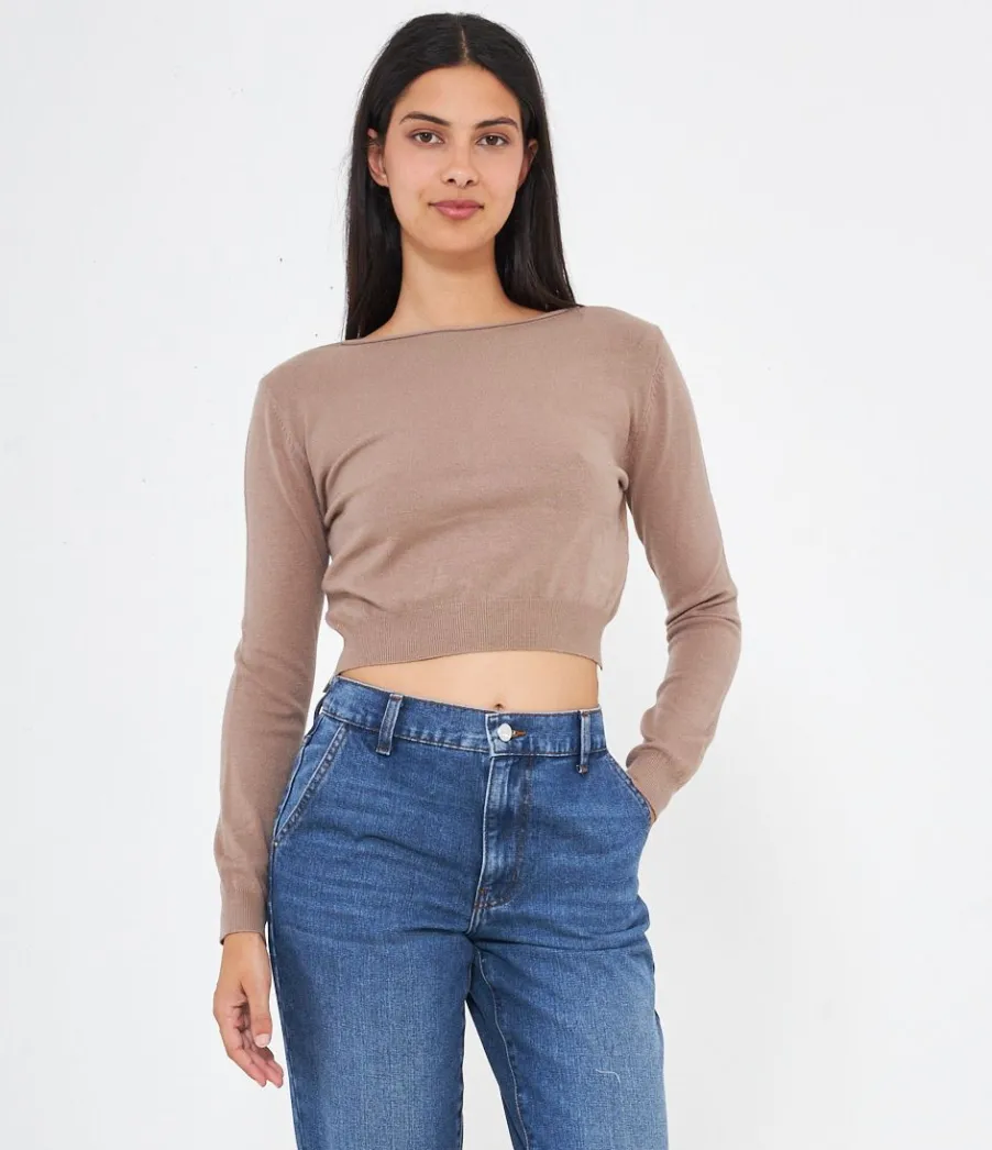 Zuiki Maglia crop Discount