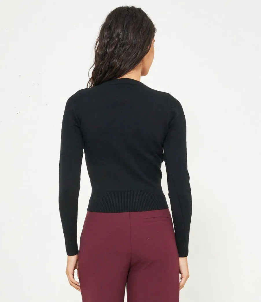 Zuiki Maglia dettagli strass Discount