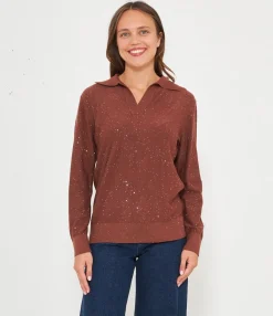 Zuiki Maglia micro paillettes New