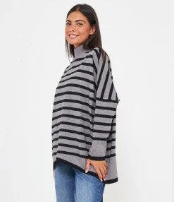 Zuiki Maglia over a righe Discount