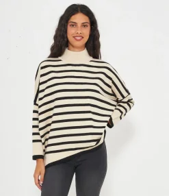 Zuiki Maglia over a righe Discount