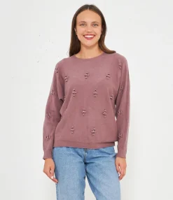 Zuiki Maglia over con ricami New