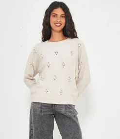 Zuiki Maglia over con ricami New
