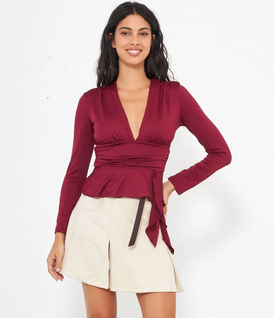 Zuiki Maglia scollo a V Clearance