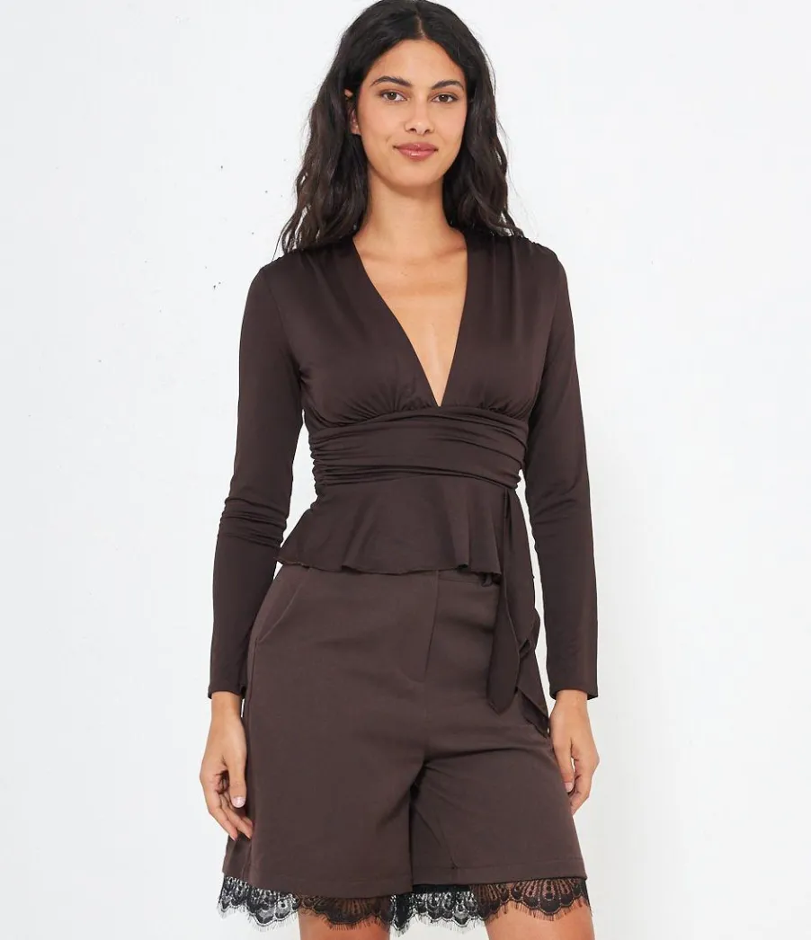 Zuiki Maglia scollo a V Clearance