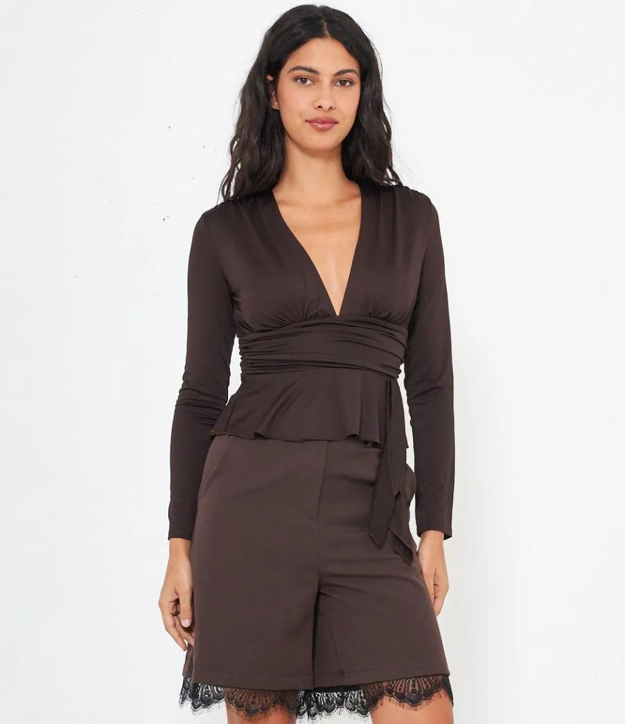 Zuiki Maglia scollo a V Clearance