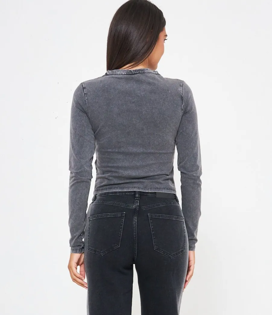 Zuiki Maglia 'Wednesday' Piombo