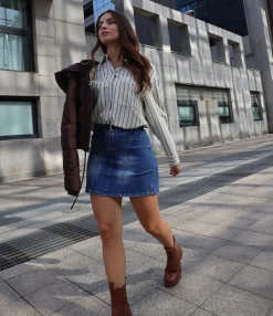 Zuiki Minigonna in denim Online