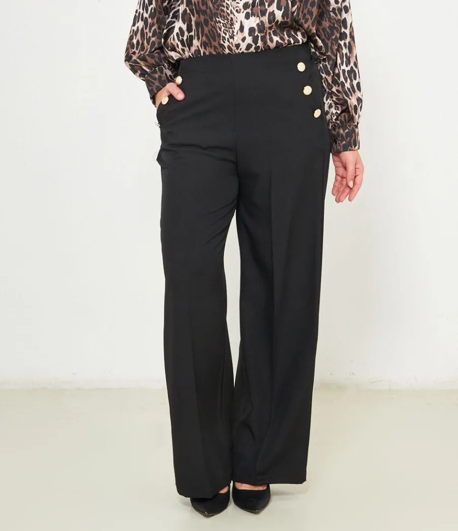 Zuiki Pantaloni con bottoni Hot