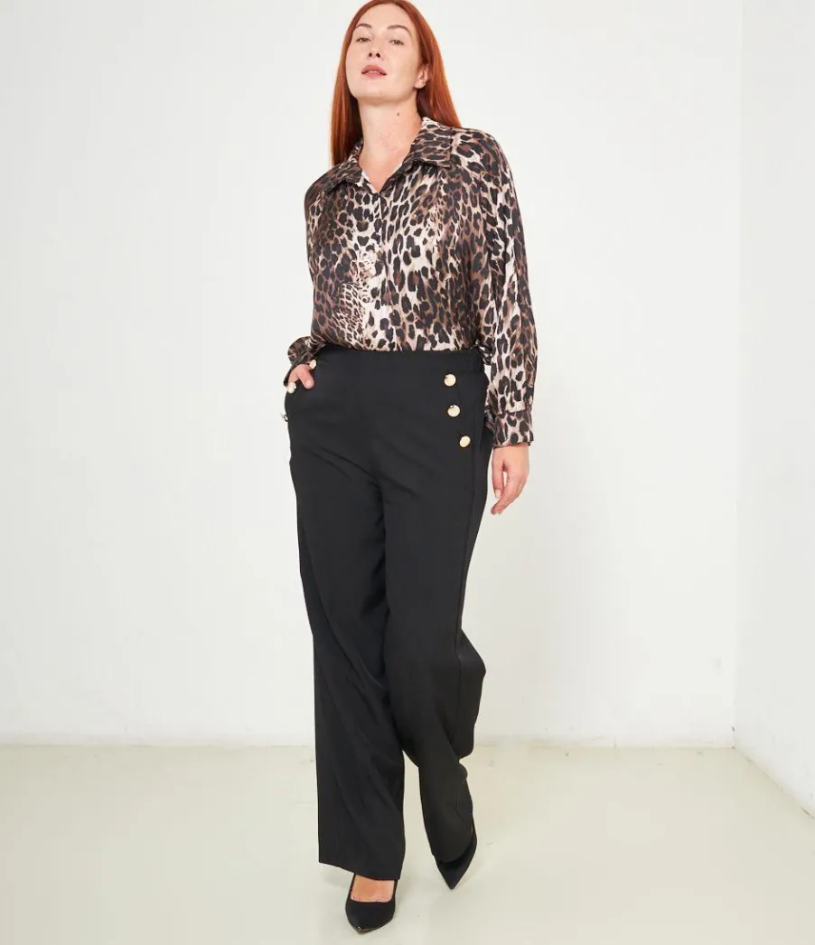 Zuiki Pantaloni con bottoni Hot