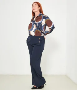 Zuiki Pantaloni con bottoni Hot