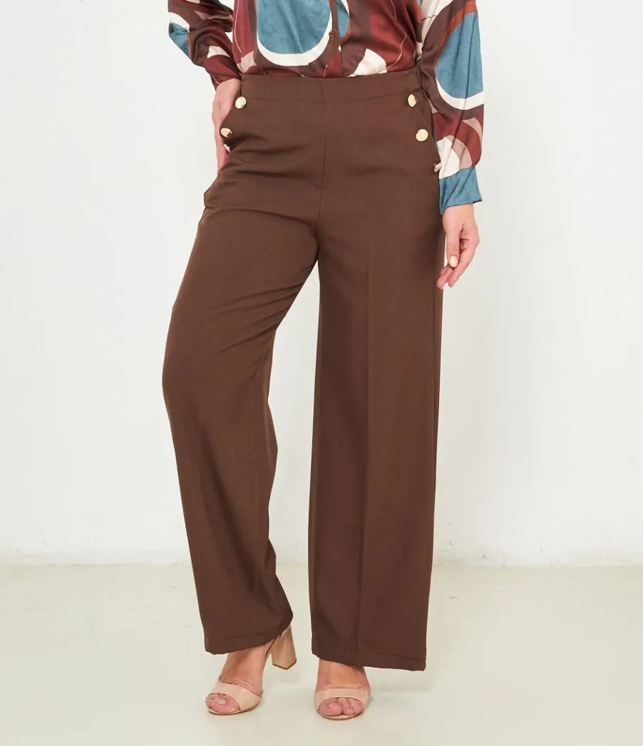 Zuiki Pantaloni con bottoni Hot