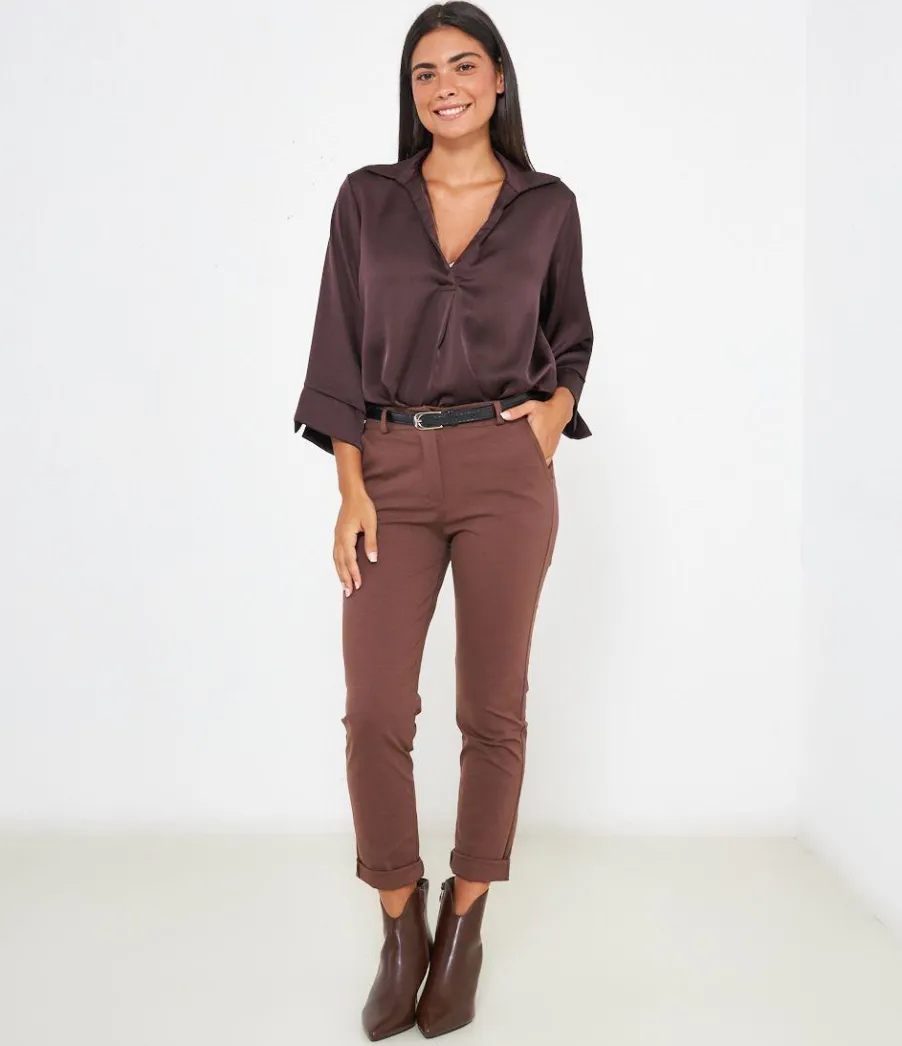 Zuiki Pantaloni con cintura New