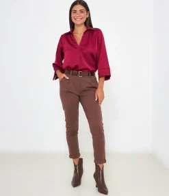 Zuiki Pantaloni con risvolti Outlet