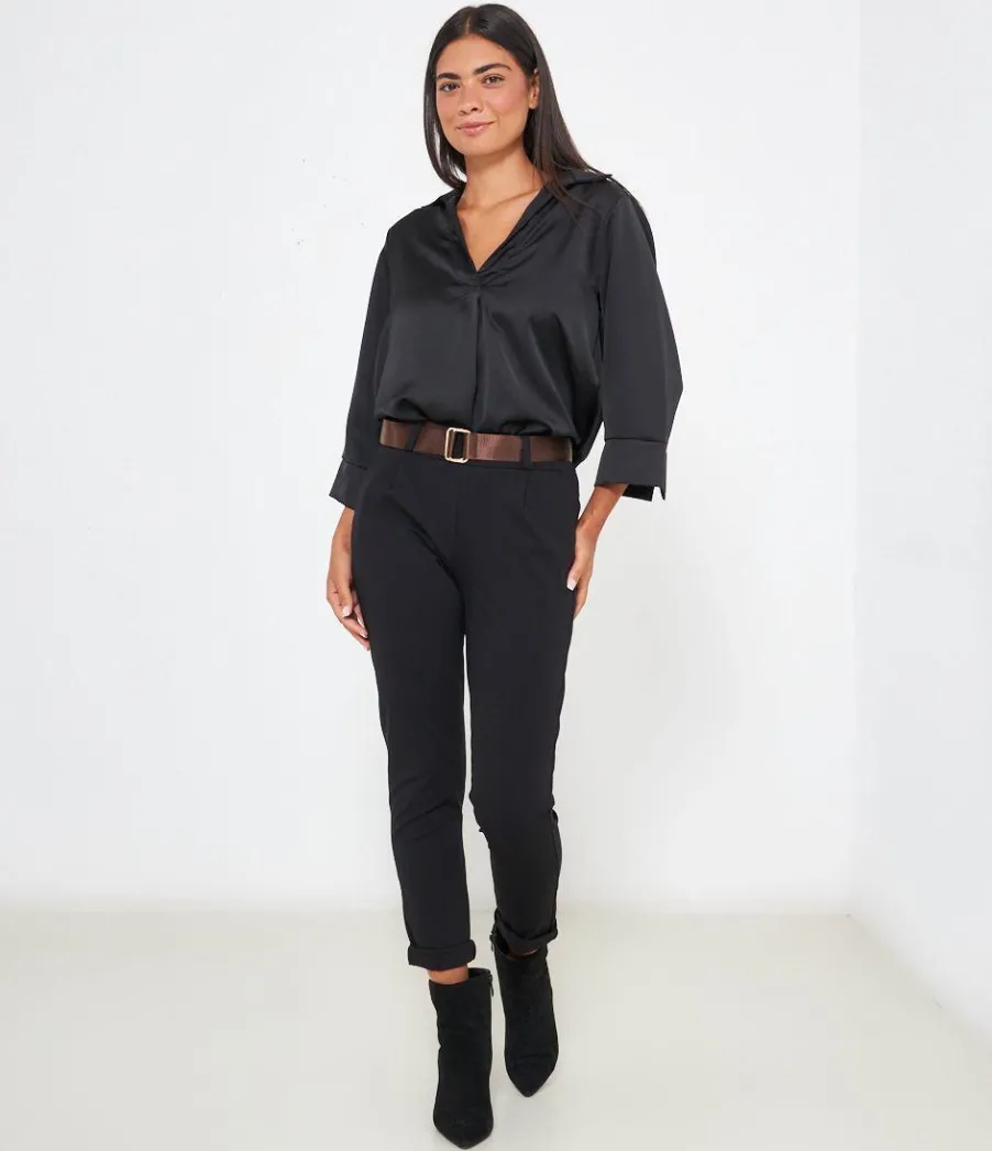 Zuiki Pantaloni con risvolti Outlet
