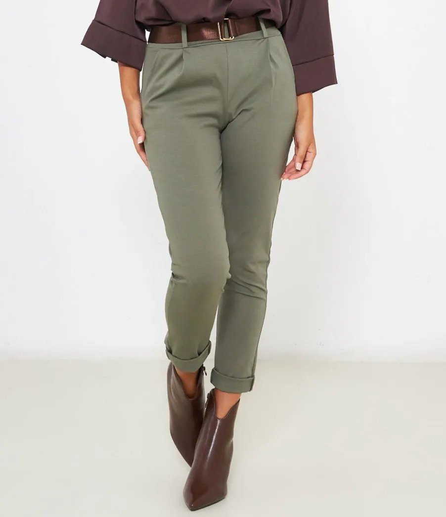 Zuiki Pantaloni con risvolti Outlet