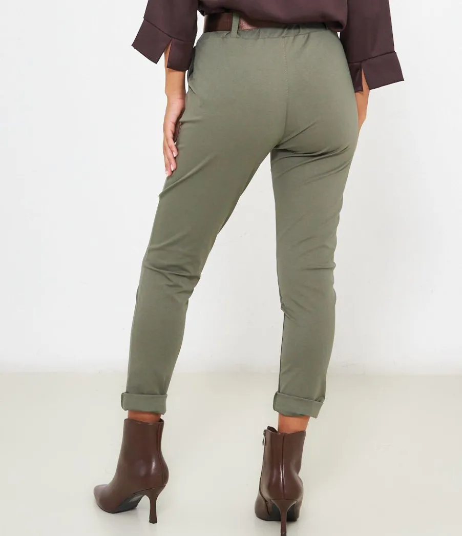 Zuiki Pantaloni con risvolti Outlet