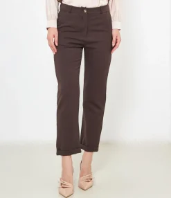 Zuiki Pantaloni con risvolti Outlet