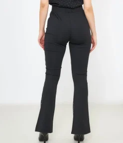 Zuiki Pantaloni con strass Nero New