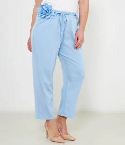 Zuiki Pantaloni dettaglio fiore New