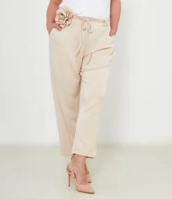 Zuiki Pantaloni dettaglio fiore New