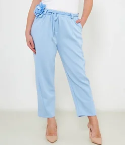 Zuiki Pantaloni dettaglio fiore New