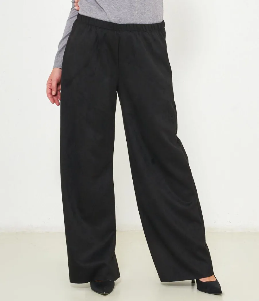 Zuiki Pantaloni effetto camoscio Discount