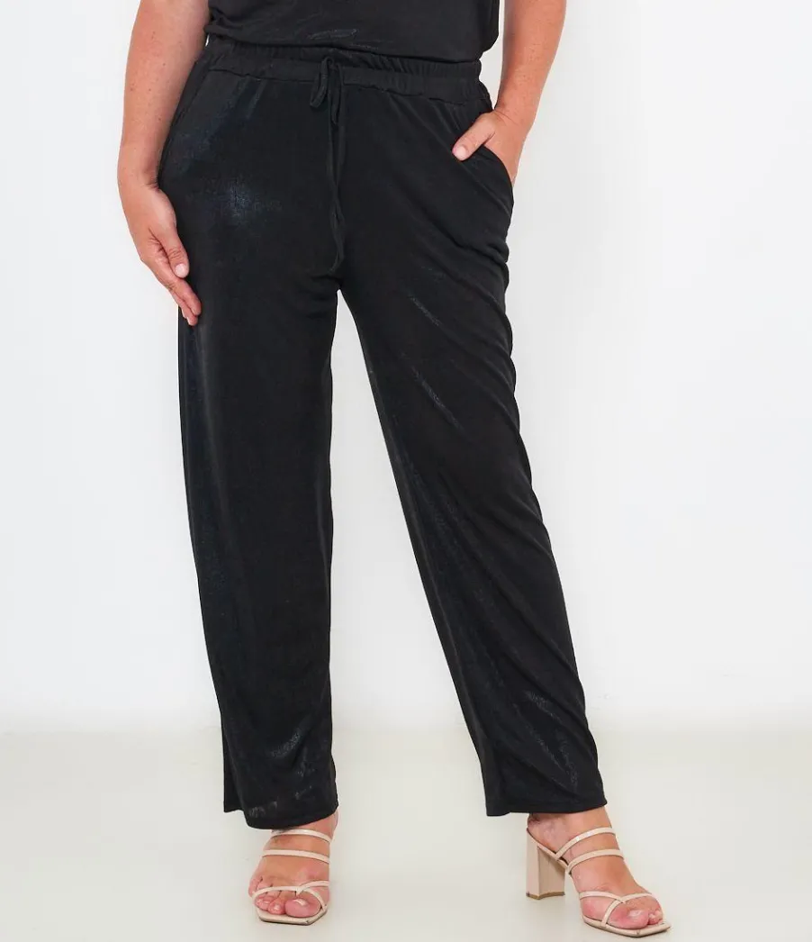 Zuiki Pantaloni effetto laminato Hot