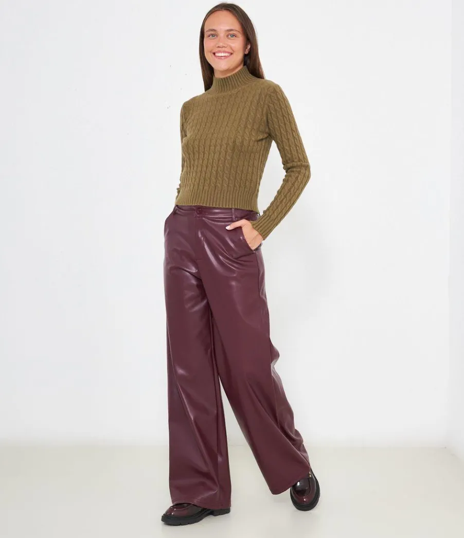 Zuiki Pantaloni effetto pelle Outlet