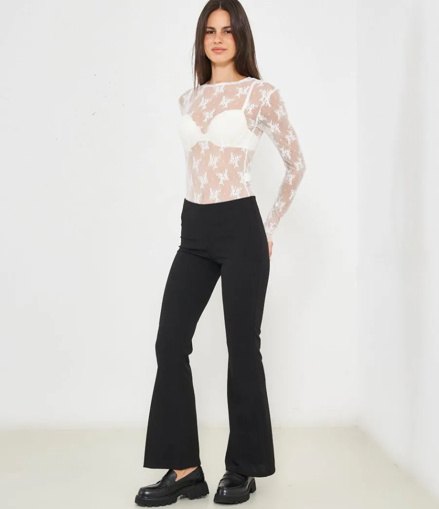 Zuiki Pantaloni flare Discount