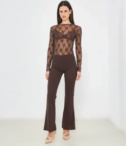 Zuiki Pantaloni flare Discount