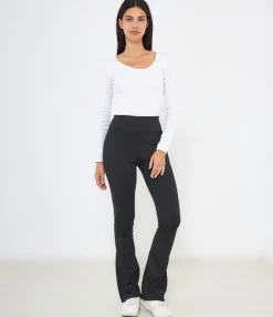 Zuiki Pantaloni flare Nero