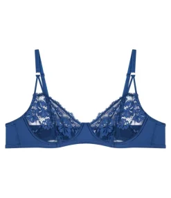 Zuiki Reggiseno Balconcino in pizzo e raso