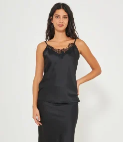 Zuiki Top raso e pizzo Online